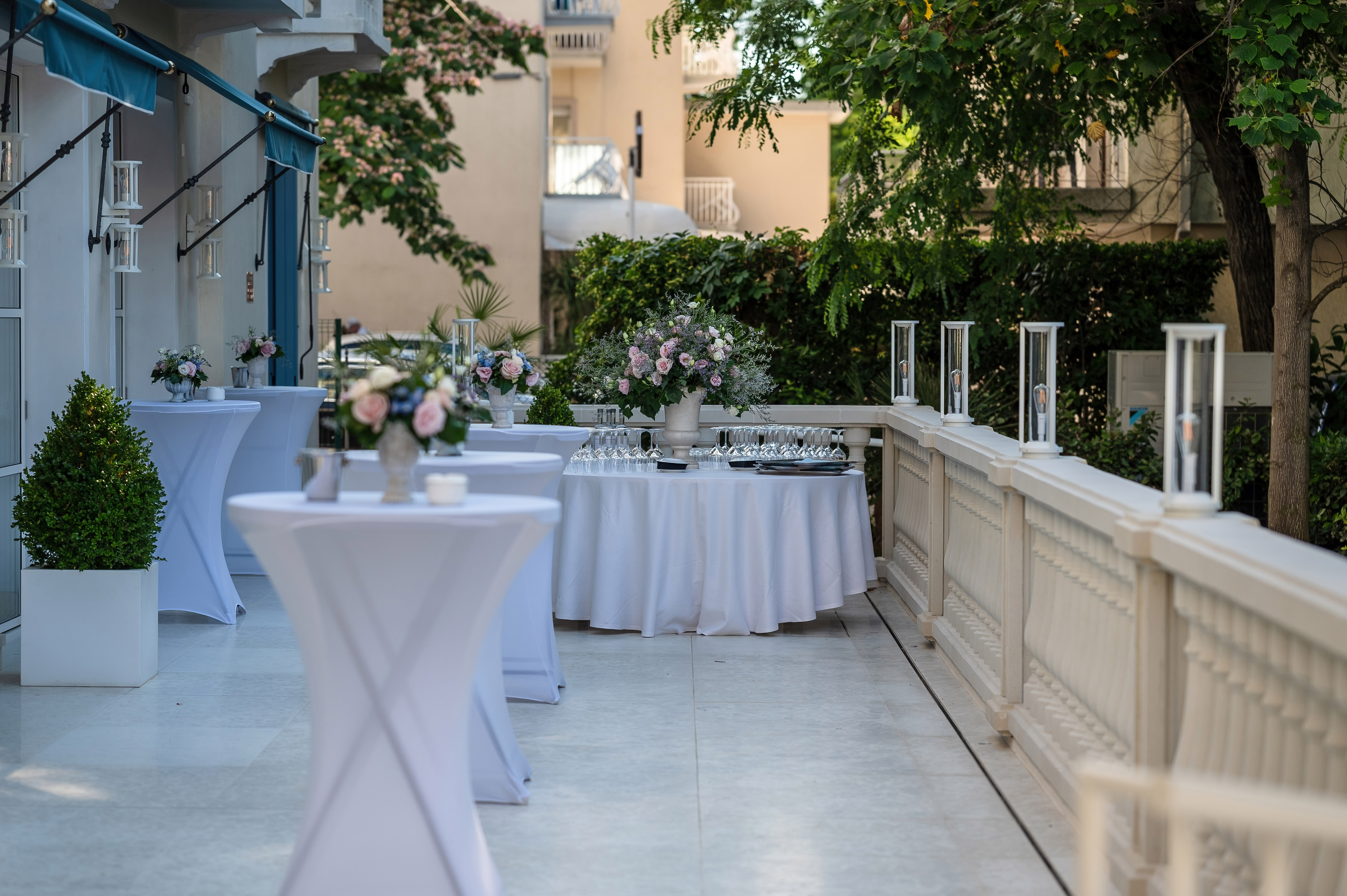 Evento privato sulla terrazza fronte mare dell'Hotel Casa Bianca al Mare, Jesolo